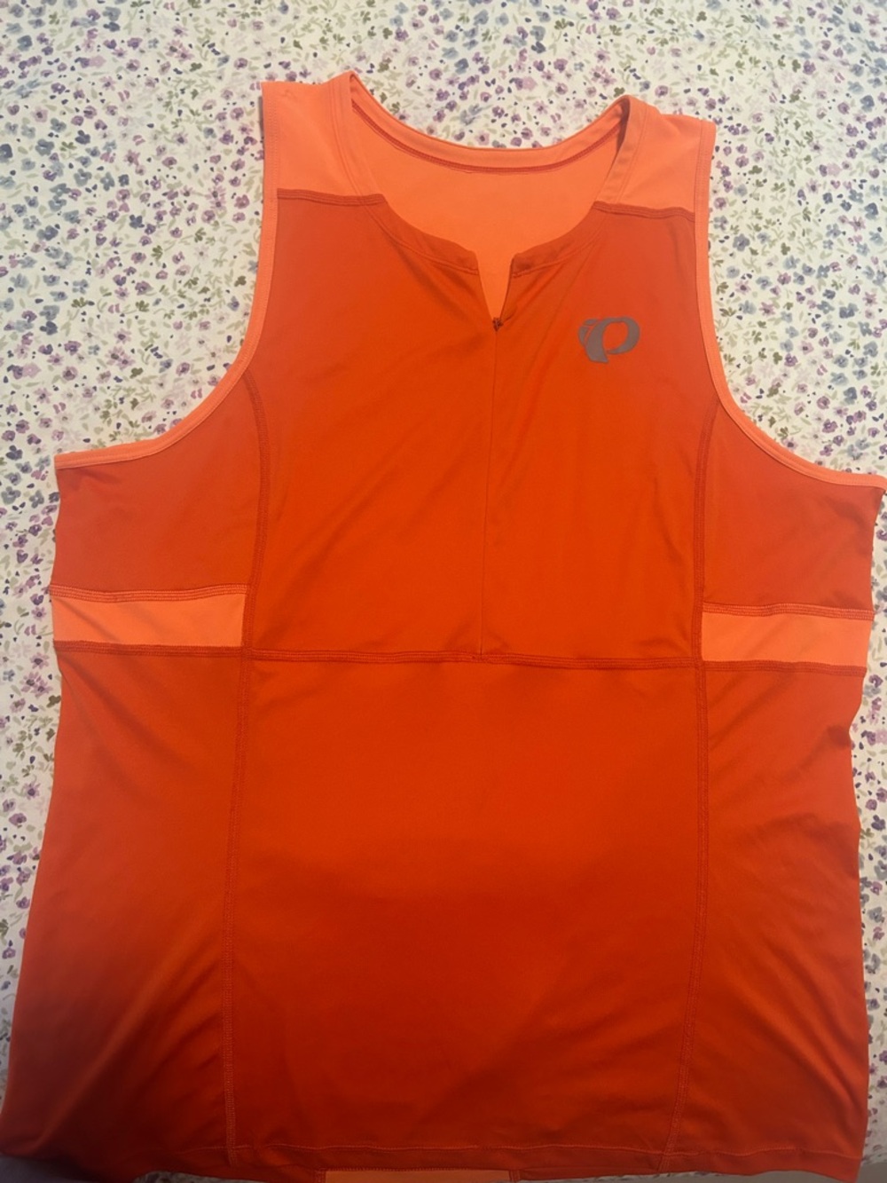 Pearl Izumi Coral-Red Performance Sleeveless Jersey